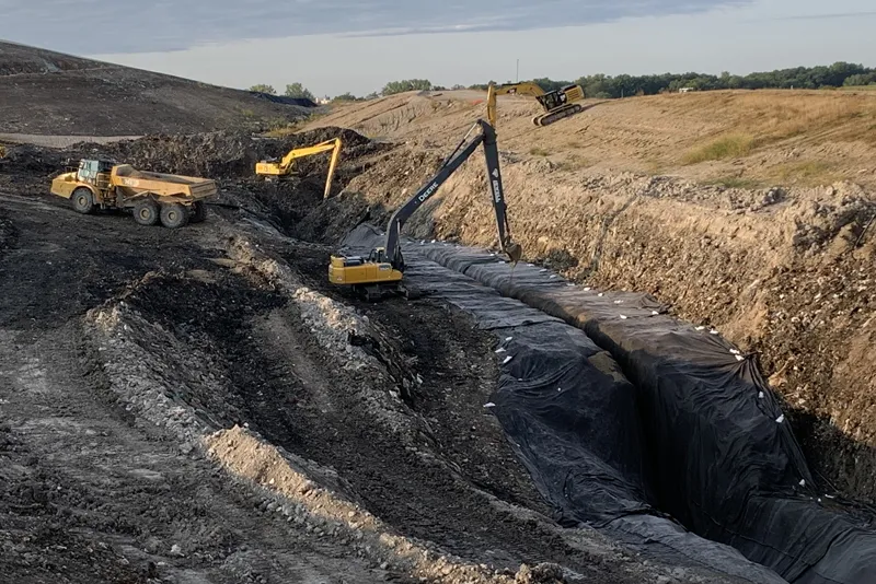 BNV Earthmoving Landfill Excavation 1